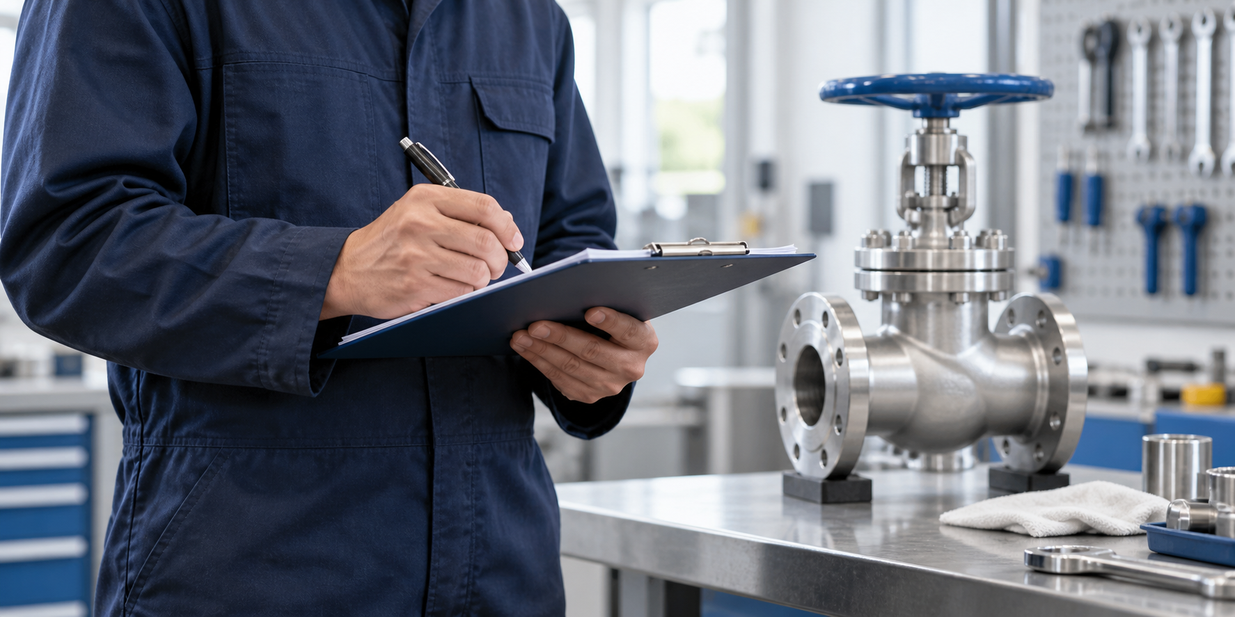 Preparing a valve selection enquiry (illustration)