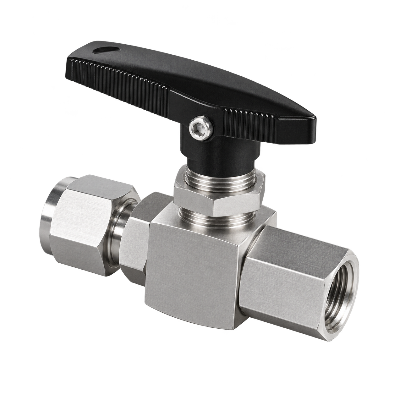 Compression-End Ball Valve