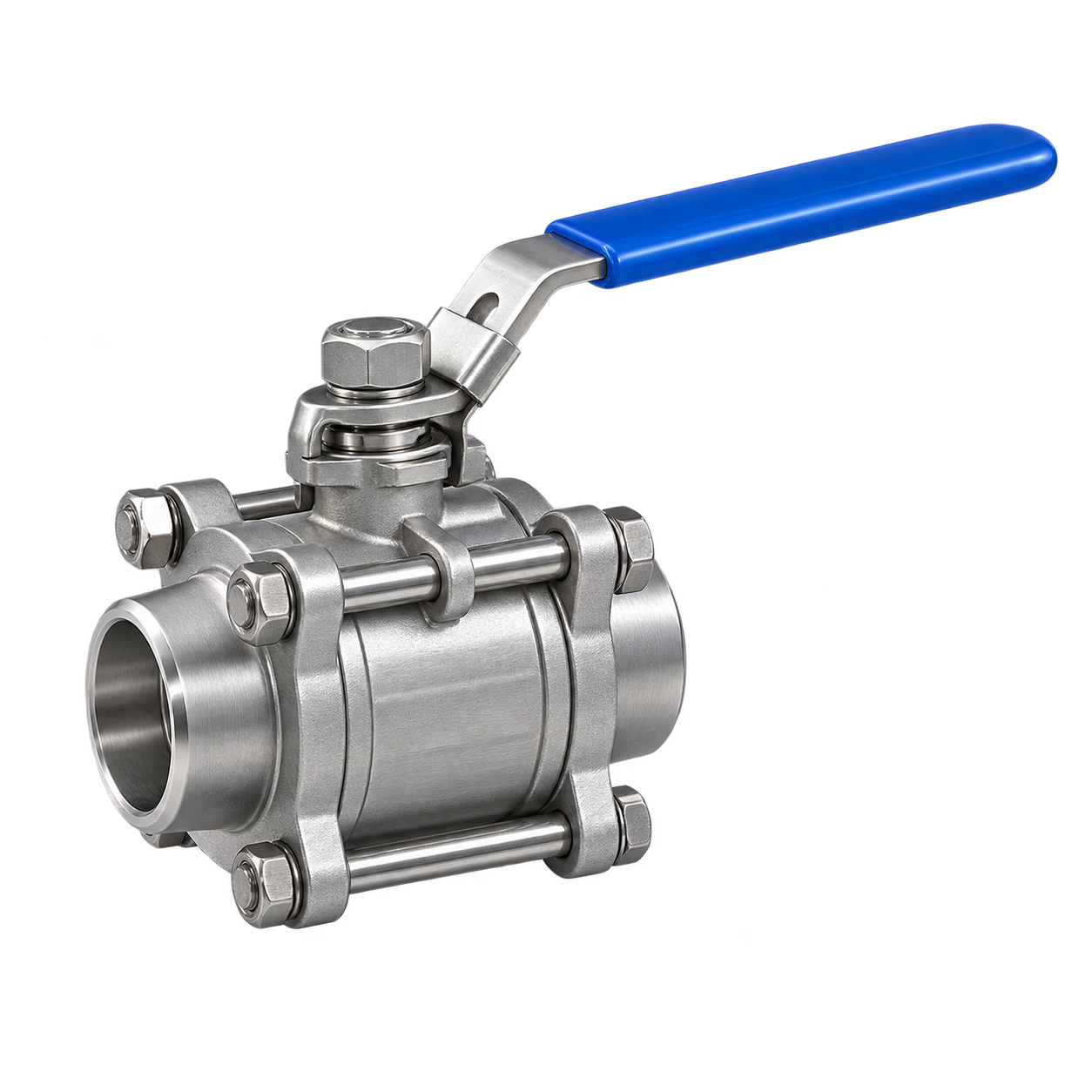 Three-Piece Weld-End Ball Valve